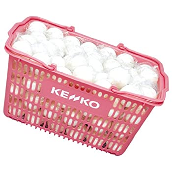 【中古】ナガセケンコー(KENKO) ソフトテニスボール かご入りセット 公認球10ダース(120個) TSOWK-V