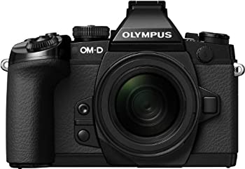 【中古】【非常に良い】OLYMPUS ミラーレス一眼 OM-D M1 12-50mm EZ レンズキット ブラック 防塵 防滴 OM-D E-M1 12-50mm EZ LKIT BLK