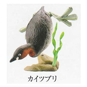 【中古】【非常に良い】カプセルQ ミュージアム 日本の動物コレクション 5.琵琶湖/母なる古代湖 カイツブリ ガチャポン チョコエッグ フィギュア