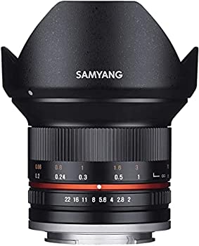 【中古】SAMYANG 単焦点広角レンズ 12mm F2.0 ブラック キヤノン EOS M用 APS-C用