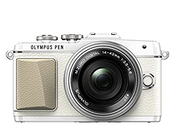 【中古】【非常に良い】OLYMPUS PEN E-PL7 14-42mm EZレンズキット ホワイト ミラーレス一眼 E-PL7 EZ LKIT WHT