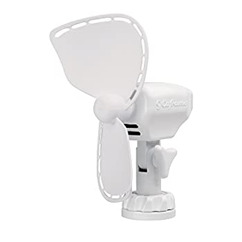 yÁzyɗǂzCaframo 747DC-WCS Ultimate 12V 2-Speed 7-inch DC Cabin White Fan with DC Plug by Caframo