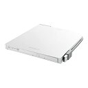 【中古】BUFFALO USB2.0 ポータブルDVDドライブ フラットデザイン ウルトラスリムタイプ ホワイト DVSM-PT58U2V-WH