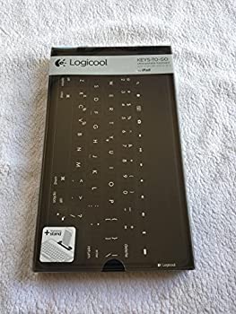 【中古】【非常に良い】ロジクール ウルトラポータブル キーボード for iPad ブラック Ik1041bk