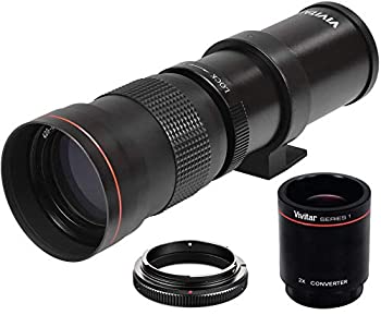 【中古】(未使用・未開封品)ハイパワー 420-1600mm f/8.3 HD マニュアル望遠レンズ Nikon D500 D600 D610 D700 D750 D800e D810 D810a D850 D3400 D5000 D5100 D520 0, D53