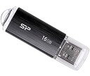 【中古】【非常に良い】シリコンパワー USBメモリ 16GB USB2.0 キャップ式 Ultima U02シリーズ ブラック SP016GBUF2U02V1K