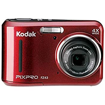 【中古】【非常に良い】Kodak(コダック) FZ43 コンパクトデジタルカメラ PIXPRO レッド