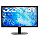 【中古】Acer モニター ディスプレイ AlphaLine 24インチ KA240Hbmidx フルHD TN HDMI DVI D-Sub スピーカー内蔵 ブルーライト軽減 VESA対応