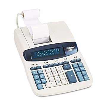 yÁzVCT12603-1260-3 Two-Color Heavy-Duty Printing Calculator by Victor