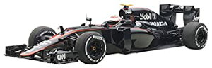 【中古】(未使用・未開封品)AUTOart 1/18 マクラーレン MP4-30 ホンダ F1 スペインGP 2015 #22 ジェンソン・バトン (ドライバーフィギュア付き) 完成品
