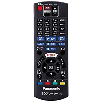 【中古】パナソニック 純正BD/DVDプレーヤー用リモコン N2QAYB001038