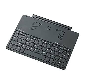 【中古】(未使用・未開封品)エレコム キーボード Bluetooth iPad9.7用 磁石フラップ型 オートスリープ対応 スタンド付 シルバー TK-FBP068ISV4