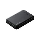 【中古】(未使用・未開封品)エレコム HDD 外付けハードディスク 2TB ビデオカメラから直接保存 衝撃吸収インナーフレーム ELP-EDV020UBK