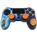 【中古】【非常に良い】FR-TEC / Blade PS4 ドラゴンボール超 コンボパック 超サイヤ人ゴッドSSデザイン DUALSHOCK?4専用カバー&グリップ&LEDステッカー 3種類セット