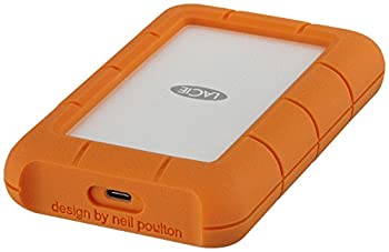 【中古】(未使用・未開封品)LaCie ラシー ポータブルHDD ハードディスク 2TB Rugged SECURE USB-C Mac/iPad/Windows対応 [ 耐落下性 耐衝撃性 耐雨性 ] 外付けHDD 国内正規