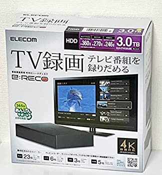 【中古】(未使用・未開封品)エレコム USB3.1(Gen1) 対応 外付けハードディスク 3.0TB（ブラック）ELD-E..