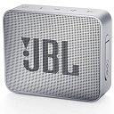 【中古】JBL GO2 Bluetoothスピーカー IPX7防水/ポータブル/パッシブラジエーター搭載 グレー JBLGO2GRY 【国内正規品】