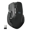 【中古】エレコム マウス ワイヤレス (レシーバー付属) Lサイズ 6ボタン DUALシリーズ ハードウェアマクロ搭載 サイドホイール 高速スクロール Ulti...