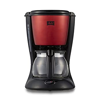 【中古】メリタ(Melitta) フィルターペーパー式 コーヒーメーカー ツイスト ルビーレッド 5杯用 SCG58-5R