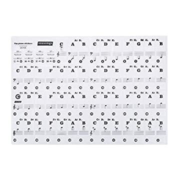 【中古】61/88キー ピアノ キーボード ステッカー 音符シール 剥がせる フィンガープラクティス ガイド 初心者 ピアノ練習 2色[カラフル・ブラック）(ブラック)【ジャンル】ピアノ・キーボード用パーツ【Brand】Dilwe【Contributors】【商品説明】61/88キー ピアノ キーボード ステッカー 音符シール 剥がせる フィンガープラクティス ガイド 初心者 ピアノ練習 2色[カラフル・ブラック）(ブラック)【粘着簡単】本製品のピアノキーステッカー 音符シールは透明なステッカーに印刷され、接着剤付いておりますが、キーボードにダメージを与えないで、リムーバブルタイプ、取り外しやすいです。【61/88 キー】61/88 キーなど、白鍵付きあらゆる種類のピアノと鍵盤に適しています。【透明なステッカー】透明のカラフル、ブラック＋ホワイト、2色選ばれ、異なる利用者のニーズをたっぷり満たします。【番号とメモを付け】各ステッカーに番号とメモを付けて、数分間で手軽にインストール。【初心者のため】子供や初心者がキーボードを習得し、練習し、習得するのに役立ちます。プレゼントとしても最適です。当店では初期不良に限り、商品到着から7日間は返品を 受付けております。 お客様都合での返品はお受けしておりませんのでご了承ください。 他モールとの併売品の為、売り切れの場合はご連絡させて頂きます。 ご注文からお届けまで 1、ご注文⇒24時間受け付けております。 2、注文確認⇒当店から注文確認メールを送信します。 3、在庫確認⇒中古品は受注後に、再メンテナンス、梱包しますので、お届けまで3日〜10日程度とお考え下さい。 4、入金確認⇒前払い決済をご選択の場合、ご入金確認後、配送手配を致します。 5、出荷⇒配送準備が整い次第、出荷致します。配送業者、追跡番号等の詳細をメール送信致します。※離島、北海道、九州、沖縄は遅れる場合がございます。予めご了承下さい。 6、到着⇒出荷後、1〜3日後に商品が到着します。