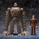 【中古】想造ガレリア 天空の城ラピュタ ロボット兵 Full Action Ver. (MECHANICAL CLEAR)&ムスカ FULL ACTION Ver.(キャンディオンラインショップ、ど(3)