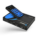 【中古】(未使用・未開封品)Orei PS4 / PC / Stbの/ DVD /セキュリティカメラ用クワッドマルチビューワ4X1 HDMIスイッチャー4つのポートのシームレスな切り替えとIRリモート(2)