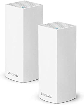 【中古】Linksys Wi-Fi 5 ルーター 無線LAN メッシュ対応 トライバンド AC2200 (867 + 867 + 400 Mbps) WHW0301 × 2台セット WHW0302-JP-A