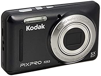 【中古】【非常に良い】コダック コンパクトデジタルカメラKodak PIXPRO FZ53 ブラック