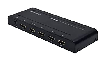 【中古】(未使用・未開封品)グリーンハウス 4K対応 HDMIセレクタ 4ポート HDCP2.2 AC給電 GH-HSWG4-BK