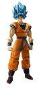 【中古】(未使用 未開封品)S.H.フィギュアーツ ドラゴンボール スーパーサイヤ人ゴッドスーパーサイヤ人孫悟空-超- 約140mm ABS PVC製 塗装済み可動フィギュア