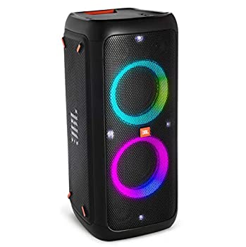 【中古】JBL PARTYBOX300 Bluetoothスピーカー ワイヤレス マイク入力/ギターアンプ入力搭載 ブラック JBLPARTYBOX300JN 【国内正規品】
