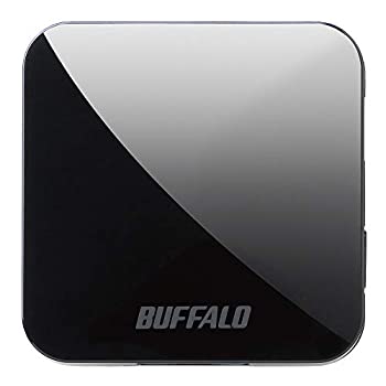 【中古】(未使用・未開封品)BUFFALO 無線LAN親機 11ac/n/a/g/b 433/150Mbps トラベルルーター ブラック WMR-433W2-BK【iPhone13メーカー動作確認済み】