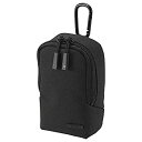 【中古】HAKUBA カメラケース プラスシェル シティ04 カメラポーチM Wジッパー 面ファスナーで固定可 ブラック SP-CT04-CPMBK(2)