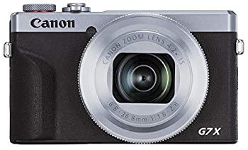 【中古】Canon コンパクトデジタルカメラ PowerShot G7 X Mark III シルバー 1.0型センサー/F1.8レンズ..