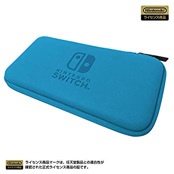 【中古】【任天堂ライセンス商品】スリムハードポーチfor Nintendo Switch Lite ブルー 【Nintendo Switch Lite対応】