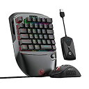 【中古】GameSir VX2 AimSwitch ゲーミングキーボード 片手キーボード マウス キーボードセット PUBG/Fortnite/CODゲーム PS4/Switch/Switch Lite/Xbox O