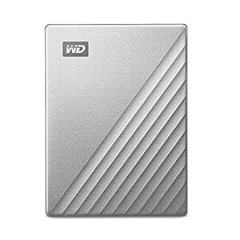 【中古】【非常に良い】WD Mac用ポータブルHDD 5TB USB Type-C タイムマシン対応 My Passport Ultra for Mac パスワード保護 / 3年保証 WDBPMV0050BSL-WESN