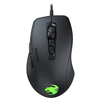 【中古】ROCCAT Kone Pure Ultra 超軽量エルゴノミクス ゲーミング マウス (光学式 Owl-Eye 16K, RGB, サイドボタン, 超軽量 66g) ブラック (正規保証品)