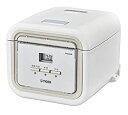 【中古】タイガー魔法瓶(TIGER) 炊飯器 3合 一人暮らし用 マイコン 同時調理機能付き レシピ付 tacook 炊きたて ナチュラルホワイト JAJ-G5...