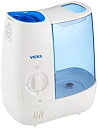 【中古】【非常に良い】VICKS スチーム式加湿器 ホワイト 3.7L VWM845J