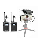 【中古】(未使用・未開封品)【技適マーク認証】BOYA BY-WM8 PRO K2 使用UHFチャネル、ワイヤレスピンマイクシステム ステレオ/モノラルモード切...