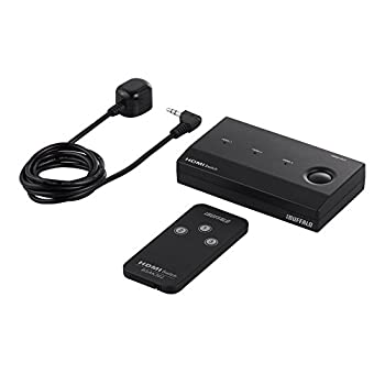 【中古】(未使用・未開封品)バッファロー HDMI 切替器 3入力1出力 リモコン付 【 Nintendo Switch / PS4 / PS5 メーカー動作確認済み 】 BSAK302