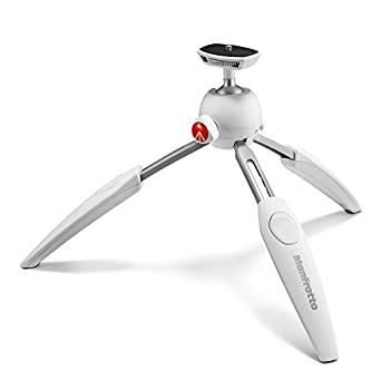 【中古】Manfrotto ミニ三脚 PIXIシリーズ PIXI EVO ボール雲台 ホワイト MTPIXIEVO-WH