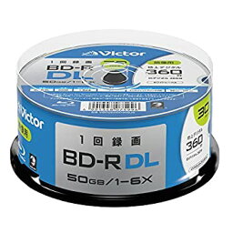 【中古】(未使用・未開封品)ビクター Victor 1回録画用 BD-R DL VBR260RP30SJ2 (片面2層/1-6倍速/30枚) ホワイト