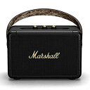 【中古】Marshall ワイヤレスポータブルスピーカー KILBURN II ブラック&ブラス 連続再生20時間/IPX2防滴仕様/急速充電/aptX対応 【...