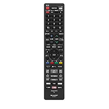【中古】【非常に良い】シャープ AQUOSブルーレイ用純正リモコン AN-65RC1