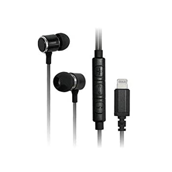 【中古】【非常に良い】カシムラ イヤホン カナル型 KL-95 ［リモコン・マイク対応 /ライトニング端子］