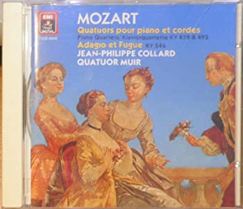 【中古】ピアノ四重奏曲第1番ト短調 [CD]【メーカー名】0【メーカー型番】0【ブランド名】ミュイール弦楽四重奏団,モーツァルト,ミュアー弦楽四重奏団,コラール(ジャン=フィリップ)【商品説明】ピアノ四重奏曲第1番ト短調 [CD]当店では初期不良に限り、商品到着から7日間は返品を 受付けております。他モールとの併売品の為、完売の際はご連絡致しますのでご了承ください。中古品の商品タイトルに「限定」「初回」「保証」「DLコード」などの表記がありましても、特典・付属品・帯・保証等は付いておりません。品名に【import】【輸入】【北米】【海外】等の国内商品でないと把握できる表記商品について国内のDVDプレイヤー、ゲーム機で稼働しない場合がございます。予めご了承の上、購入ください。掲載と付属品が異なる場合は確認のご連絡をさせていただきます。ご注文からお届けまで1、ご注文⇒ご注文は24時間受け付けております。2、注文確認⇒ご注文後、当店から注文確認メールを送信します。3、お届けまで3〜10営業日程度とお考えください。4、入金確認⇒前払い決済をご選択の場合、ご入金確認後、配送手配を致します。5、出荷⇒配送準備が整い次第、出荷致します。配送業者、追跡番号等の詳細をメール送信致します。6、到着⇒出荷後、1〜3日後に商品が到着します。　※離島、北海道、九州、沖縄は遅れる場合がございます。予めご了承下さい。お電話でのお問合せは少人数で運営の為受け付けておりませんので、メールにてお問合せお願い致します。営業時間　月〜金　11:00〜17:00お客様都合によるご注文後のキャンセル・返品はお受けしておりませんのでご了承ください。ご来店ありがとうございます。