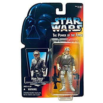 【中古】【非常に良い】スターウォーズ　STAR WARS THE POWER OF THE FORCE　ベーシックフィギュア　ハン・ソロ　イン　ホースギア