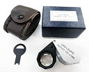 【中古】虫眼鏡 LEDライト付き 宝石鑑定用ルーペ W-LED10 10倍 21mm アクセサリー